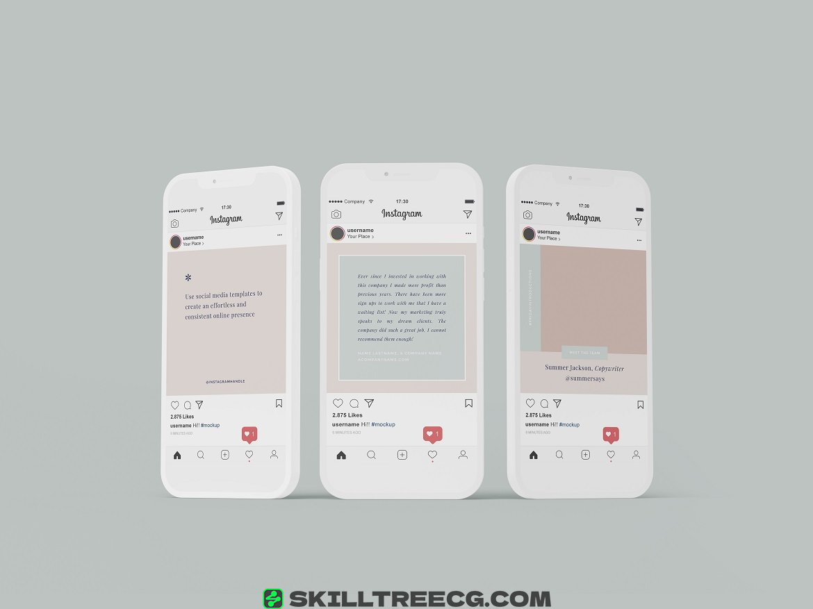 图片[3]-Phone 12 Pro Clay Presentation – Mockup（502916）-技能树